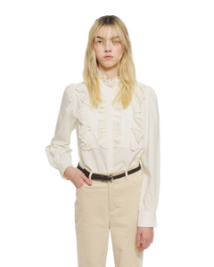 Charlotte cream blouse