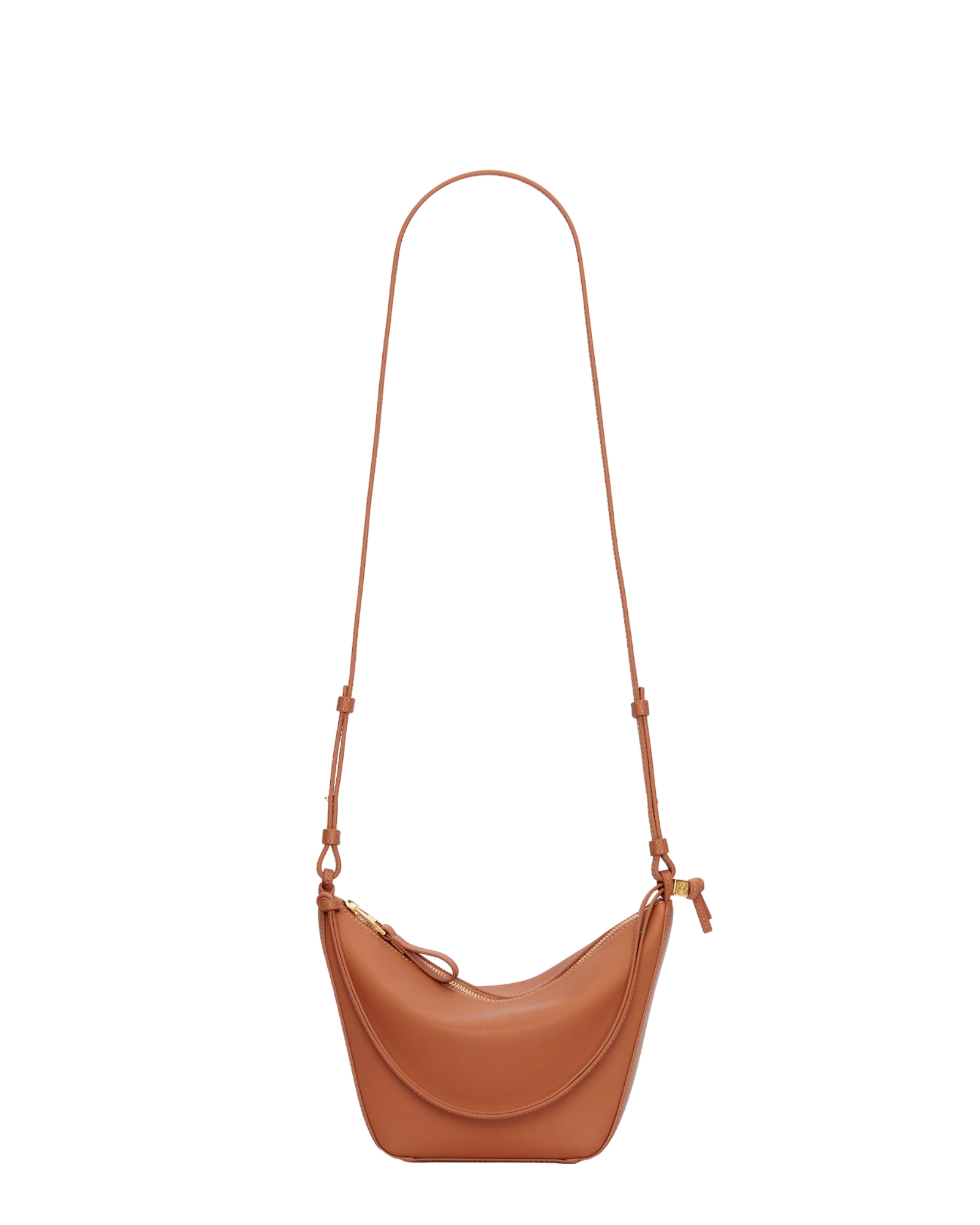 Mini Hammock Hobo in classic brown calf leather