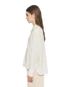 Cream Emilie embroidered blouse