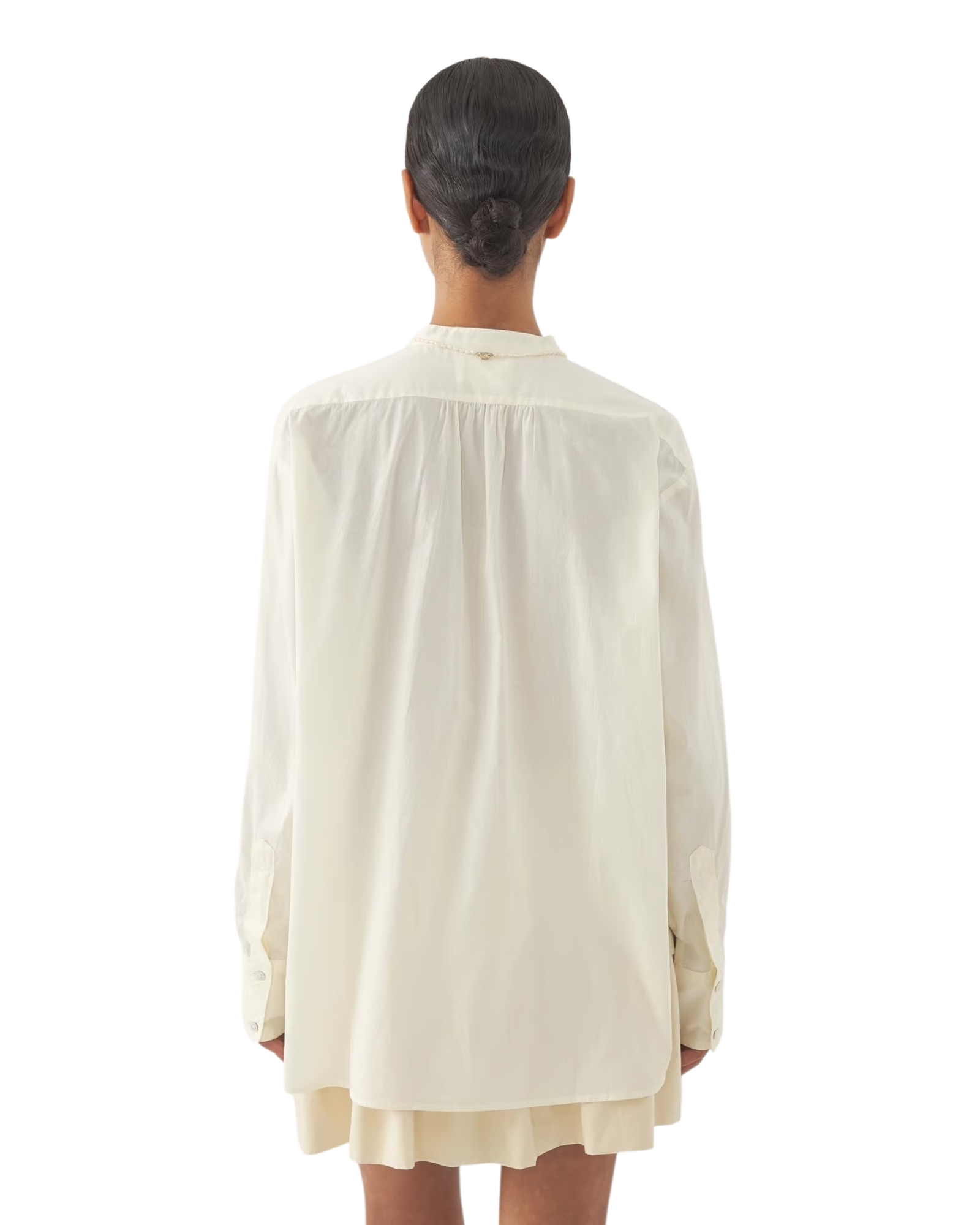 Blouse brodée emile crème