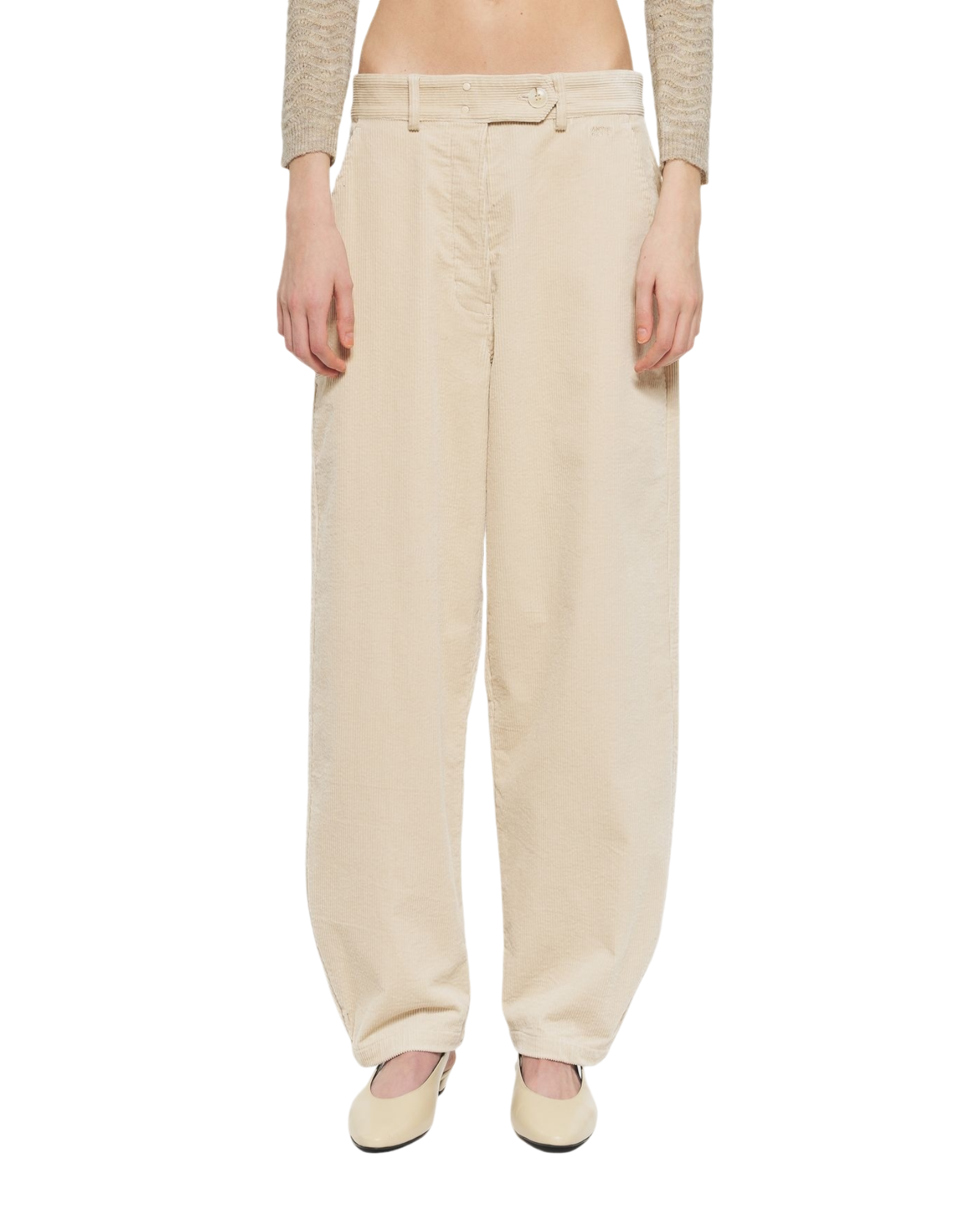 Pantalones Tildo crema