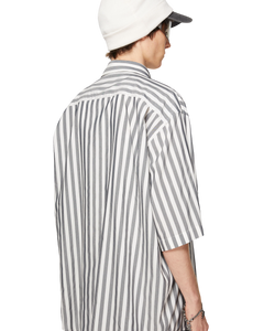 Stripes button up shirt