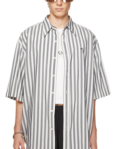 Stripes button up shirt