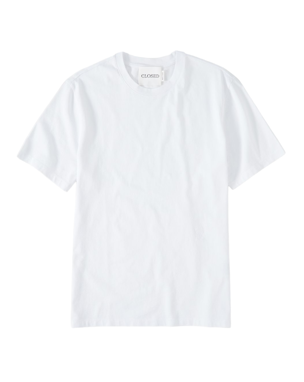 Camiseta blanca con logotipo
