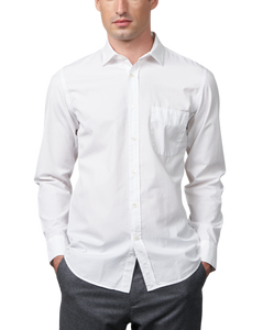 Storm shirt in cotton gabardine - White